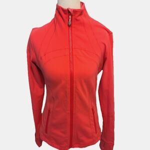 Lululemon Define Jacket Pink Boom Juice Size 8 Barbie Stretch Full Zip Yoga 2016